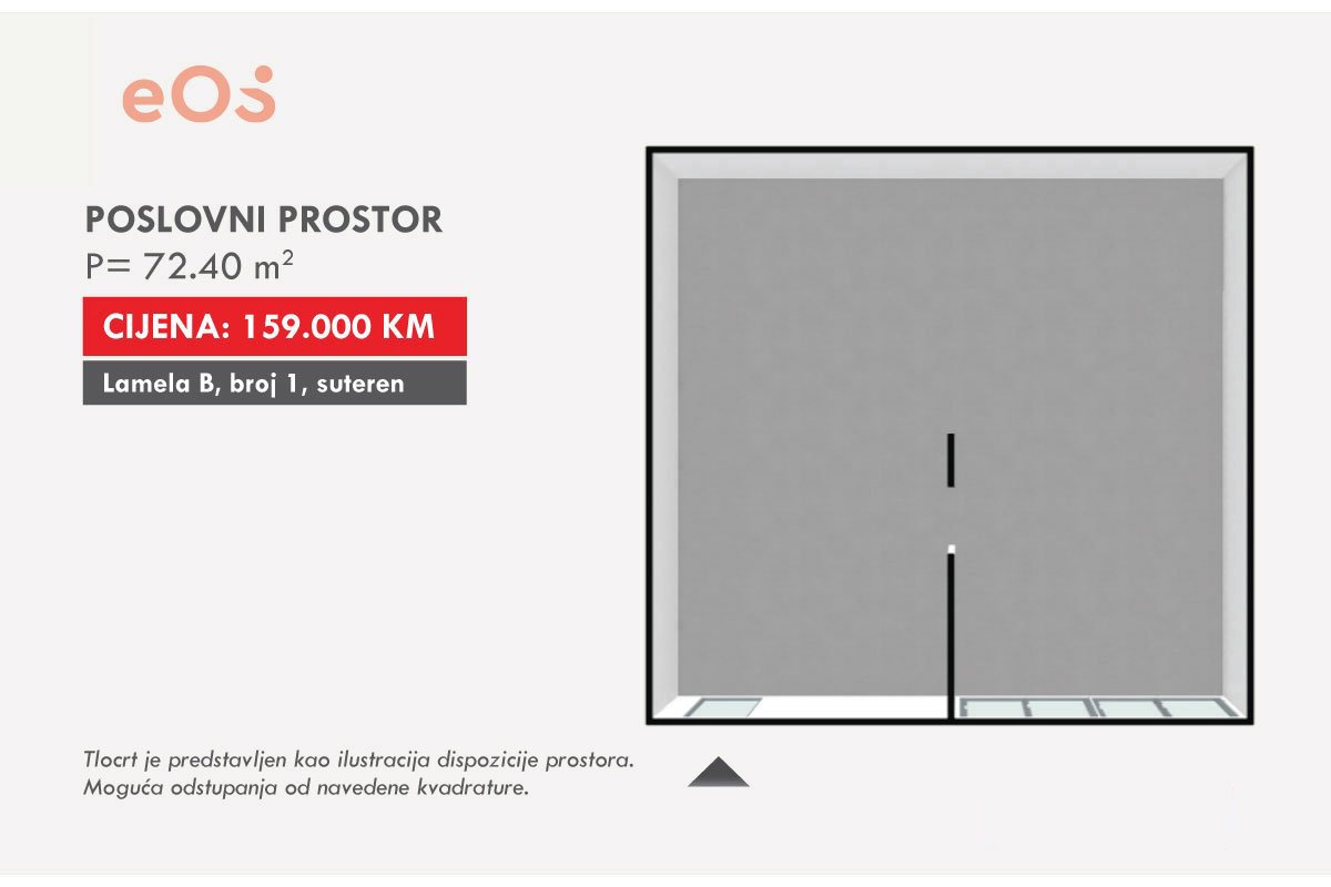 Poslovni prostor - Lamela B