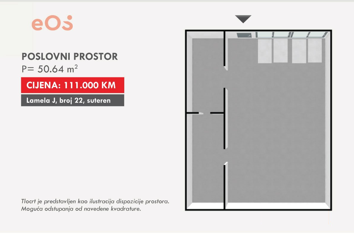 Poslovni prostor - Lamela B